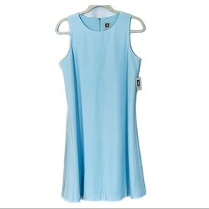 Anne Klein Powder Blue Sleeveless Shift Dress